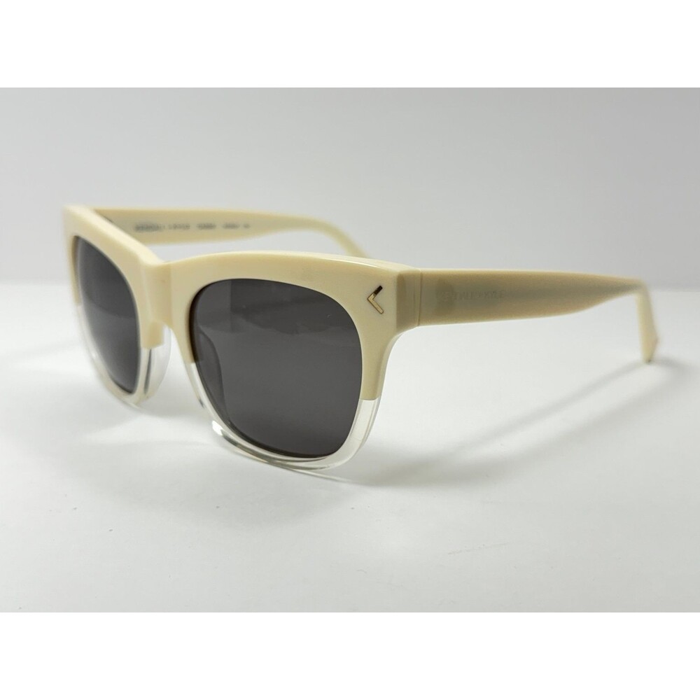 KENDALL + KYLIE Cassie Women's Cream Clear Frames Grey Lens Sunglasses